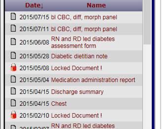 In emergency situations where the patient is not able to provide consent for viewing locked data, the WebChart application allows for an EMERGENCY REQUEST OVERRIDE of the consent lock on the chart or