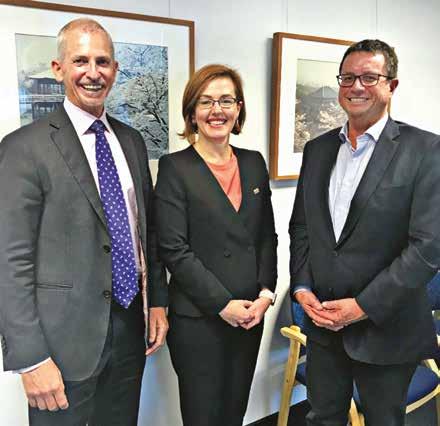 Mandatory reporting and menta heath: key AMA issues for Minister Fitzharris Earier in October, AMA (ACT) President, Prof Steve Robson and CEO, Peter Somervie, met with ACT Heath Minister, Meegan