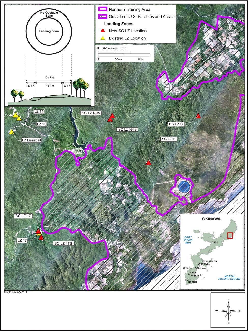 Description of Proposed Action and Current Conditions Figure 2-11. Landing Zones Scheduled for Construction in the Northern Training Area Note: U.S./GoJ designations for SC LZs: N-1A (U.