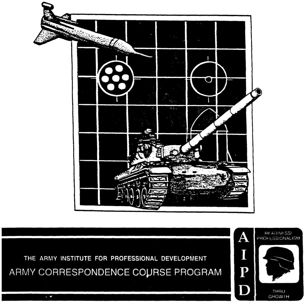 SUBCOURSE US ARMY INTELLIGENCE CENTER