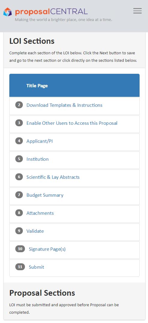 the Application Login fields. Once logged in, the award opportunities, including this Request for Applications (RFA), will be listed on the opening screen.