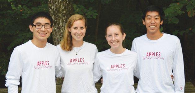 APPLES offers a variety of experiential and reflective programs, including alternative breaks, fellowships, courses, internships and the service-learning initiative.