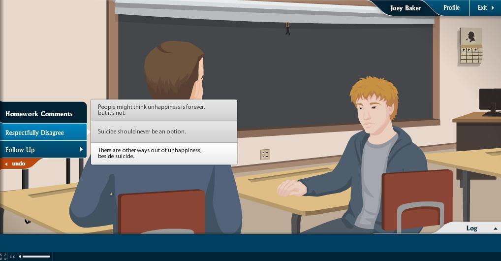 SPT Update Kognito s Proposed Services: Customizable award-winning, avatar based, online suicide prevention training and roleplaying simulations designed to train