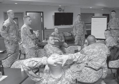 We have followed this process five times over the last two years twice in a garrison environment to create extended training strategies during various stages of the Army Force Generation cycle; once