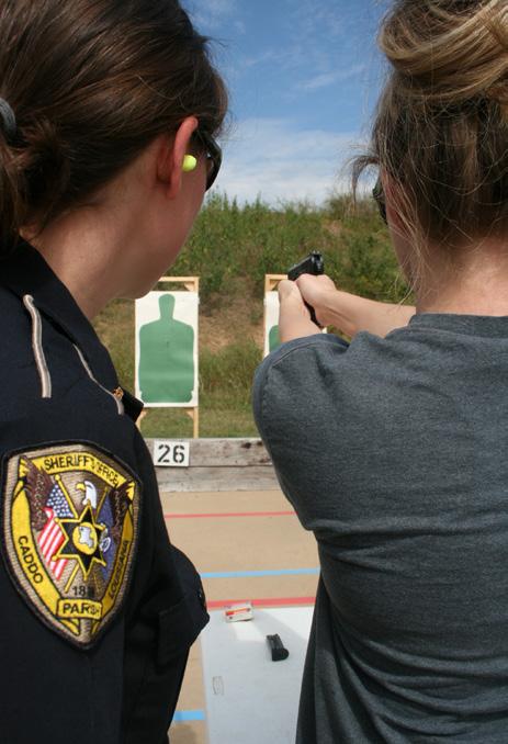 Students at Werner Park Academy were the first to receive the program, which teaches children gun safety by showing the dangers of firearms with a live-fire demonstration.