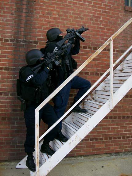 The unit maintains a total of three (3) entry teams, six (6) police marksmen, and a Hostage Negotiations team.