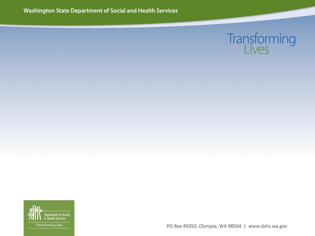 The Important Role of Family Caregivers in Washington State s Long-Term Services and Supports