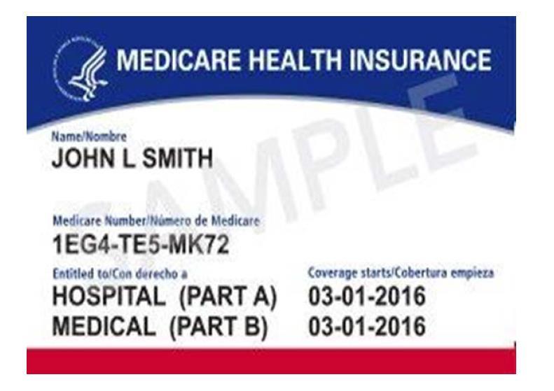 MEDICARE BENEFICIARY IDENTIFIER (MBI) How will the MBI Look? https://www.