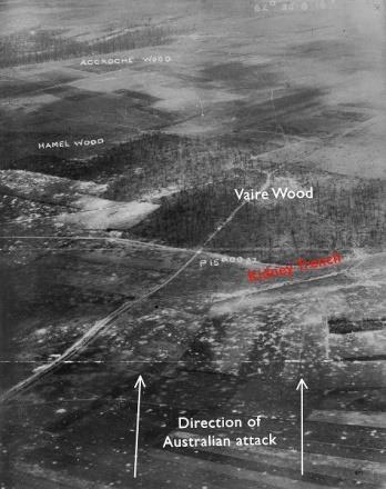 Kidney (Vaire) Trench, attacked by the 16th Battalion (4th Brigade), was the site of Lance Corporal Thomas Axford s Victoria Cross action.