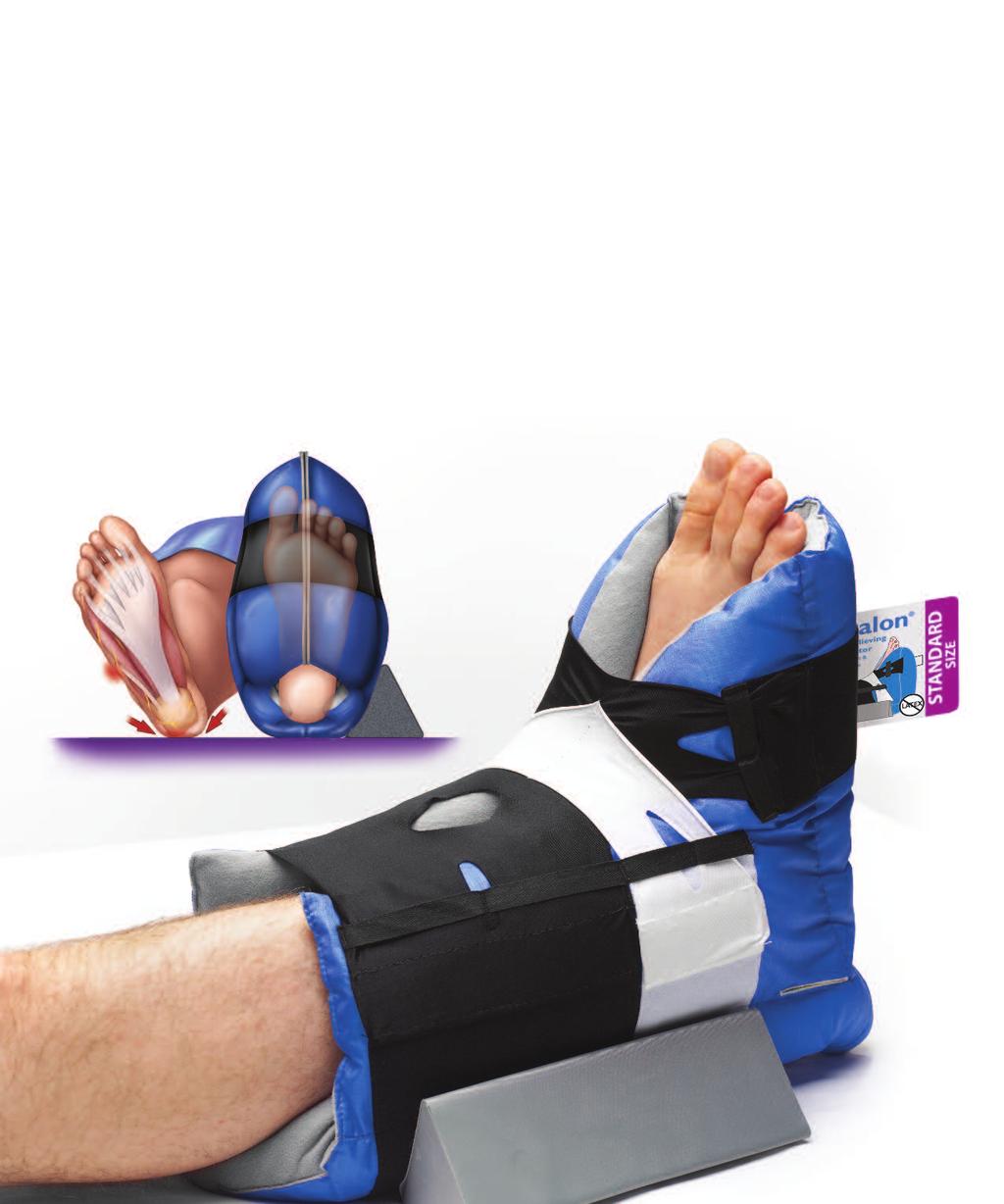 ANOTHER PART OF YOUR COMPLETE PRESSURE ULCER PREVENTION PROGRAM PREVALON PRESSURE-RELIEVING HEEL PROTECTOR Minimize pressure, friction and shear on the feet, heels and ankles of non-ambulatory