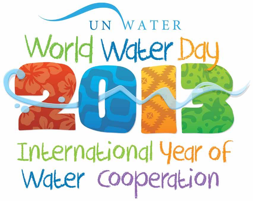 In conjunction with 2013 World Water Day,