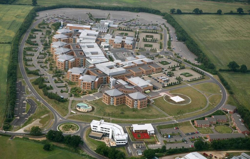 NNUH PFI hospital opened in 2001 Queen officially opened 2004 UEA
