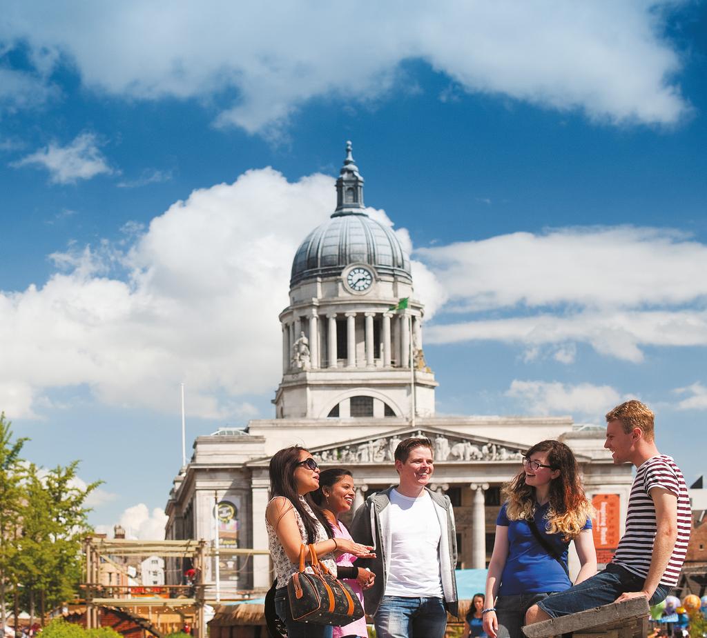 School of Health Sciences City life Right at the heart of England, Nottingham is a vibrant and versatile city, rich with heritage and culture, embracing creativity and originality.