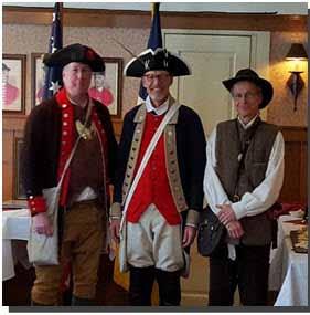 Timothy s for their annual group photo after their luncheon meeting at the historic, 18th-century restaurant.