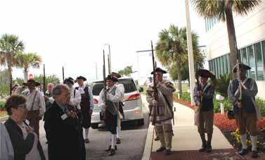 March 17, 2016 A Community Parade, among the parade leaders A group of black powder shooters went out to the