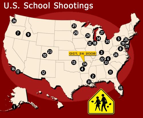 School shootings have resulted in over 50 deaths since 2012.