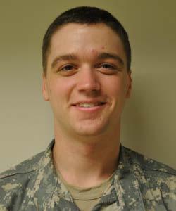 as junior and senior NCOs in the Cadet Chain of Command. CDT Kiefner is an MS II Student from Tufts University, majoring in Psychology.