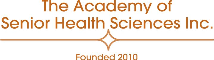 The Academy of Senior Health Sciences FALL CONFERENCE Session and Registration
