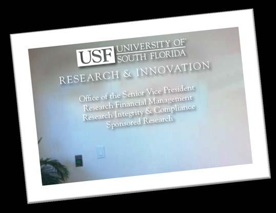 USF Research Wall Signage