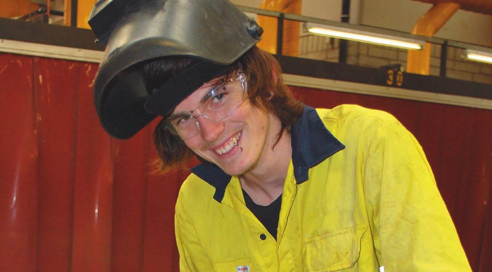 I completed a pre-apprenticeship in metal fabrication while I was still at school which made it easier for me to go onto a certificate III apprenticeship.