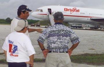 WEATHER Courtesy of Aeromet (Photo by Peter Rejcek) From left, Rudy Gil Sr., Rudy Gil Jr. and Bobby Lamug Sr.