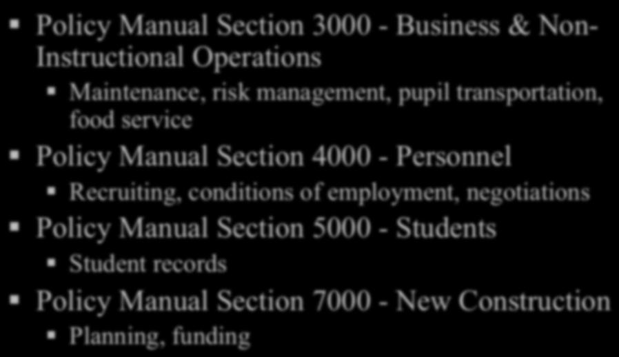 service Policy Manual Section 4000 - Personnel Recruiting, conditions of employment,