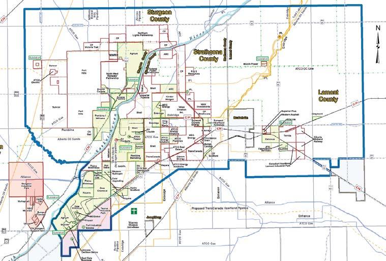 In 2015, our County began an update of Alberta's Industrial Heartland Area Structure Plan and Transportation Study to revitalize road, rail and pipeline infrastructure.