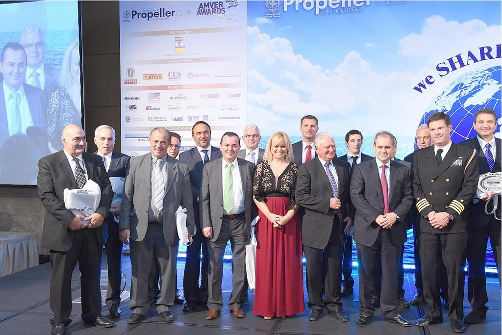 Hot Stuff Amver Awards 2015 Once more the International Propeller Club of the United States, International Port of Piraeus in cooperation with the United States Embassy to the Hellenic Republic and