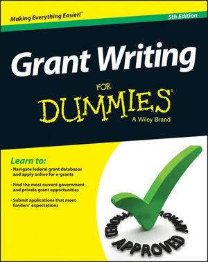 grant-related publications, including Grant Writing for Dummies Workshop presenter for national, state, and regional organizations Online