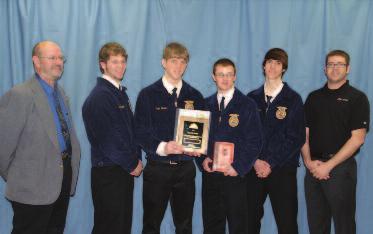Natural Resources Sponsored by the SD Grassland Coalition 1st Place Team McCook Central L to R: Greg Mehlbrech, Nick Heumiller, Zach Bies, Mitchell Sabers.