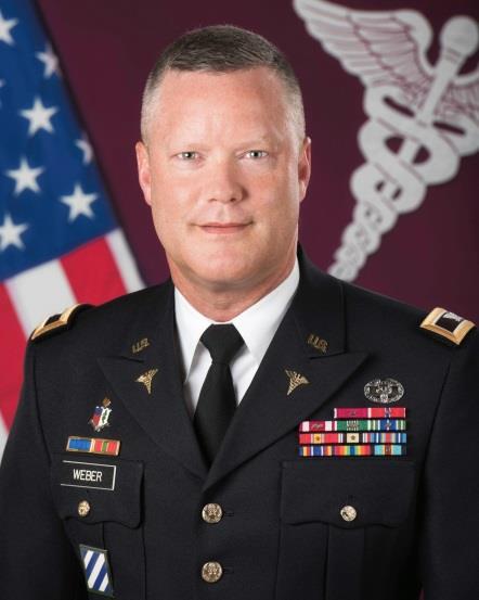 COL (Dr.) Michael A. Weber COL (Dr.) Michael A. Weber earned his commission through ROTC and his undergraduate degree in biochemistry from the University of Wisconsin in 1987.