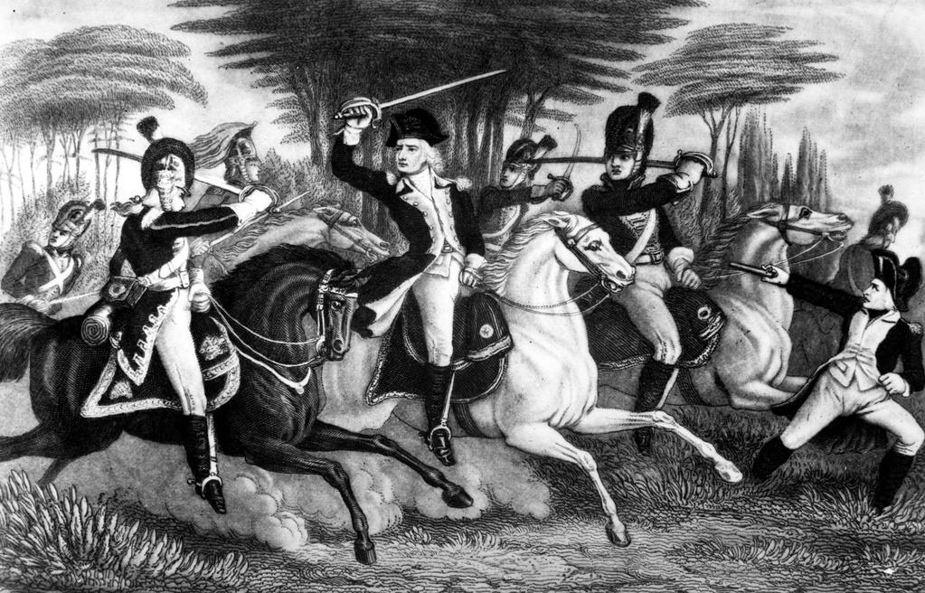 Battle of Cowpens Colonel (William Augustine) Washington at the Battle of Cowpens.