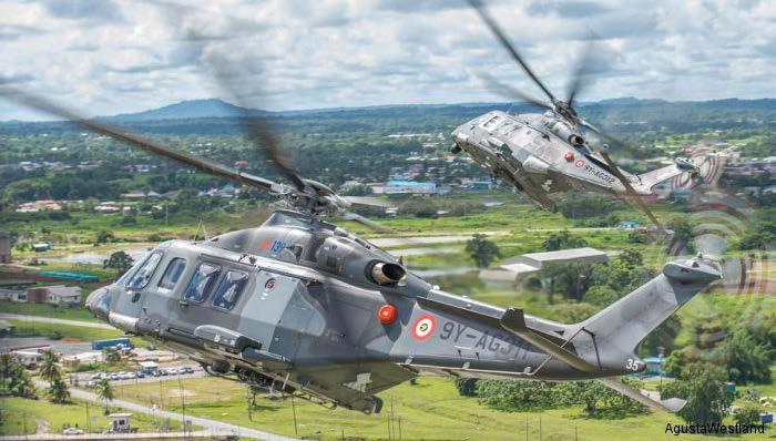 Trinidad and Tobago's Air Guard acquired four AW139 medium twin turbine helicopters. The AW139 is designed with inherent multi-role capability and flexibility of operation.