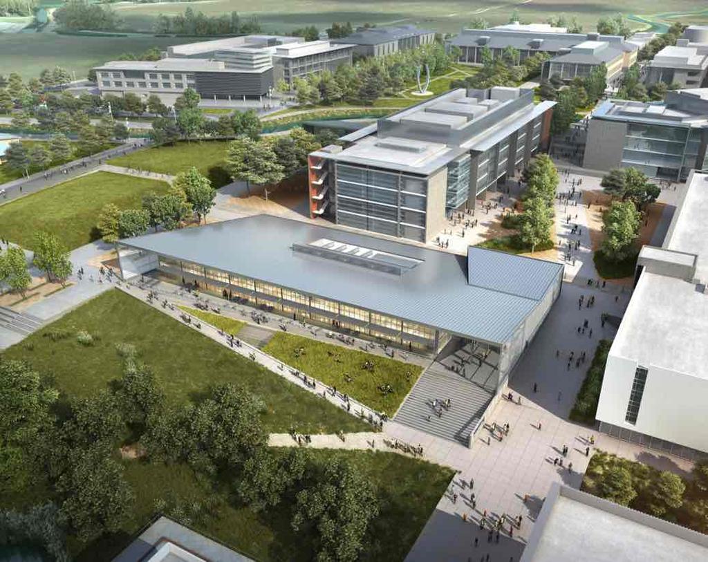 2020 Project facilities are physically integrated with existing campus buildings Existing Campus