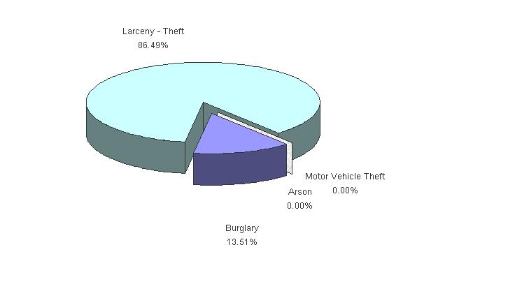 U.C. Merced Crime Pie Charts