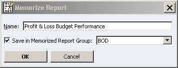 Memorize the report and save in Memorized Report Group: Run report group when necessary: Summary Whether a nonprofit uses QuickBooks Pro or QuickBooks Premier for Nonprofits, a bookkeeping system can