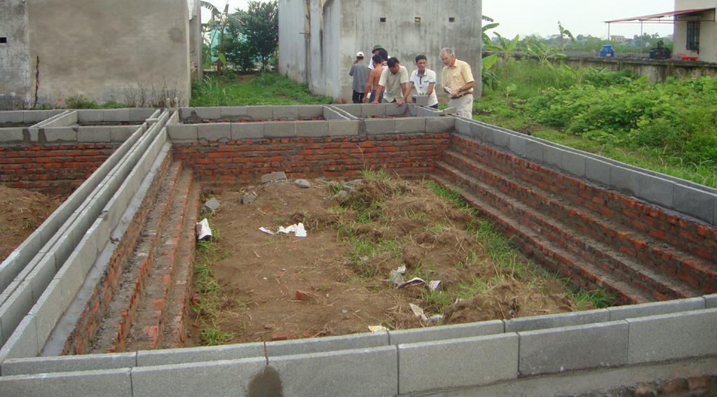 Applying environmentally appropriate materials In 2009, Habitat for Humanity Vietnam started using concrete masonry units (CMU) as a more environmentally appropriate alternative to fired clay bricks.