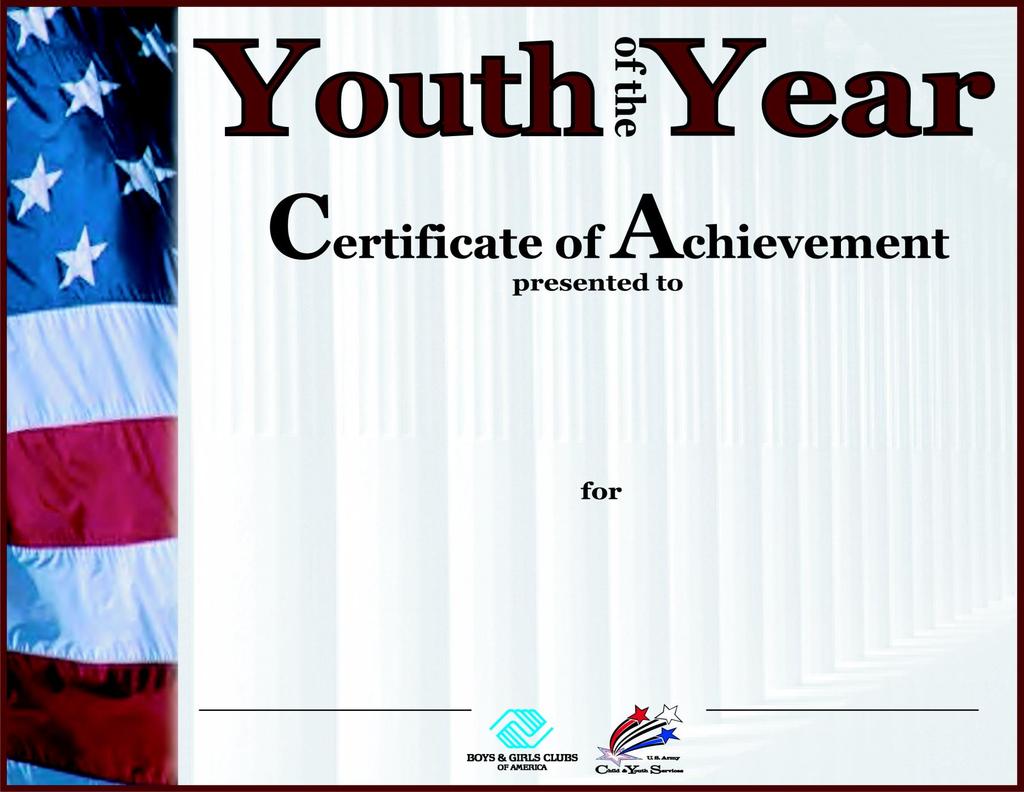 Liam Manville Vicenza Military Community 2013 Youth of the Year his exemplary