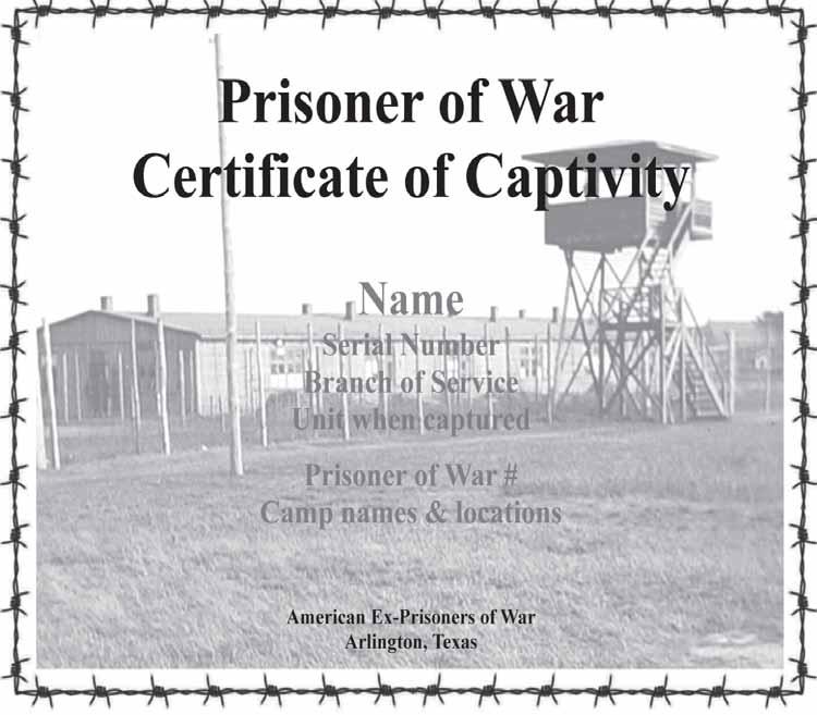 Jim Moe Moyer Lake Wales FL Associate member Mary Schantag Branson MO Associate member Certificate of Captivity Suitable for framing, this certificate of