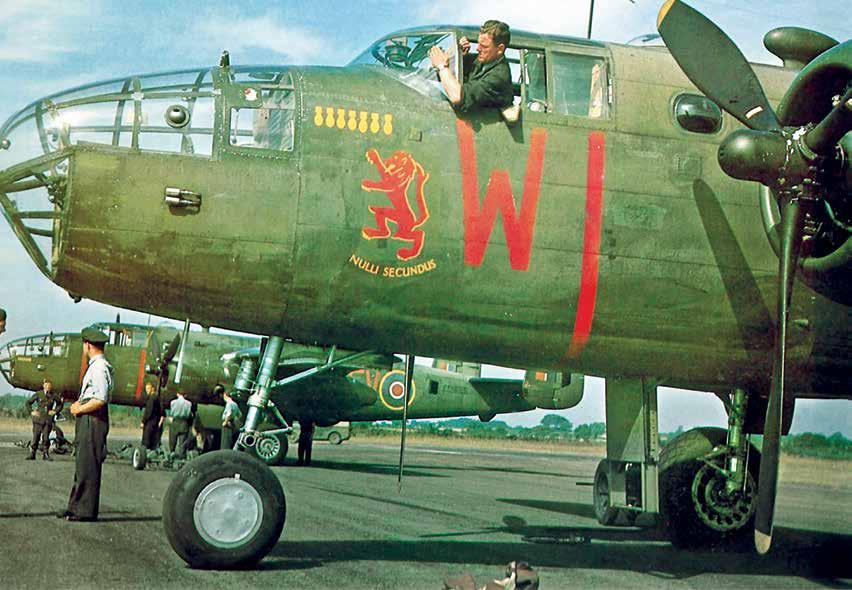 The RCAF & the Mitchell at War by Hugh A. Halliday North American Mitchell II, NULU SECUNDUS 180 Sqdn, RAF Foulsham, July 1943.