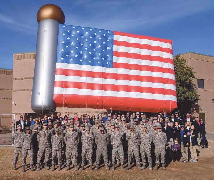 2 FCP Visions Spring 2018 From the desk of Fighter Country Partnership: Marching in Fiesta Bowl Parade a hallmark event At the end of each year, Fighter Country Partnership, members of the Blue