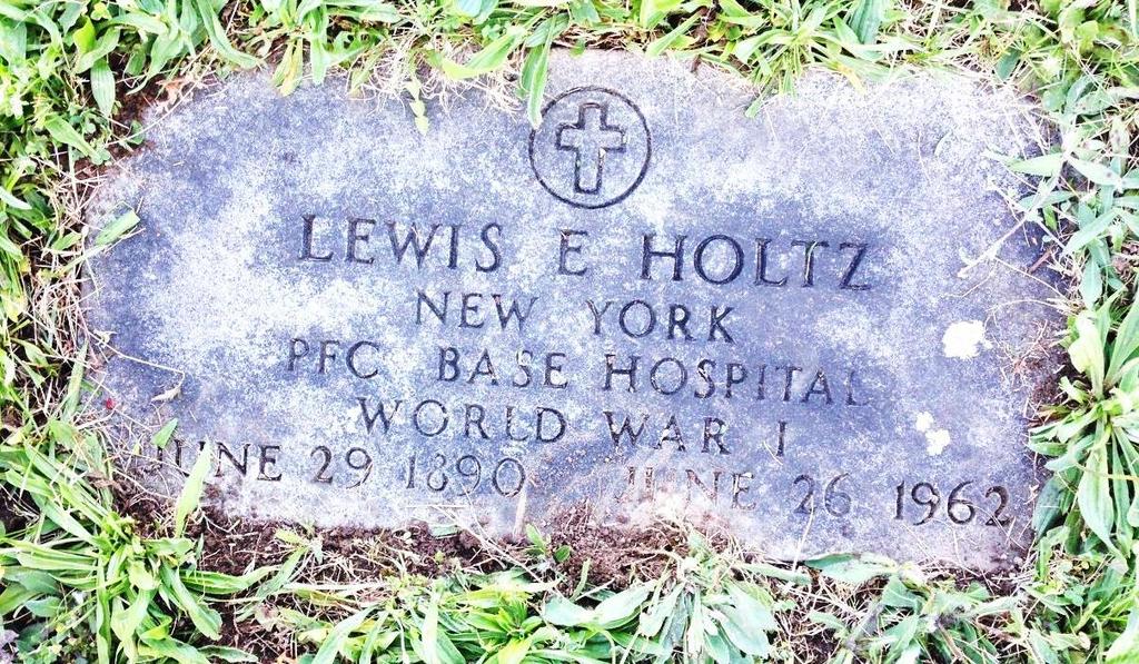 Holtz, Lewis E. North Farmington (Friends) Cemetery Town of Farmington Obituary. Lewis Holtz. Daily Messenger. Jun. 27, 1962. p. 3.
