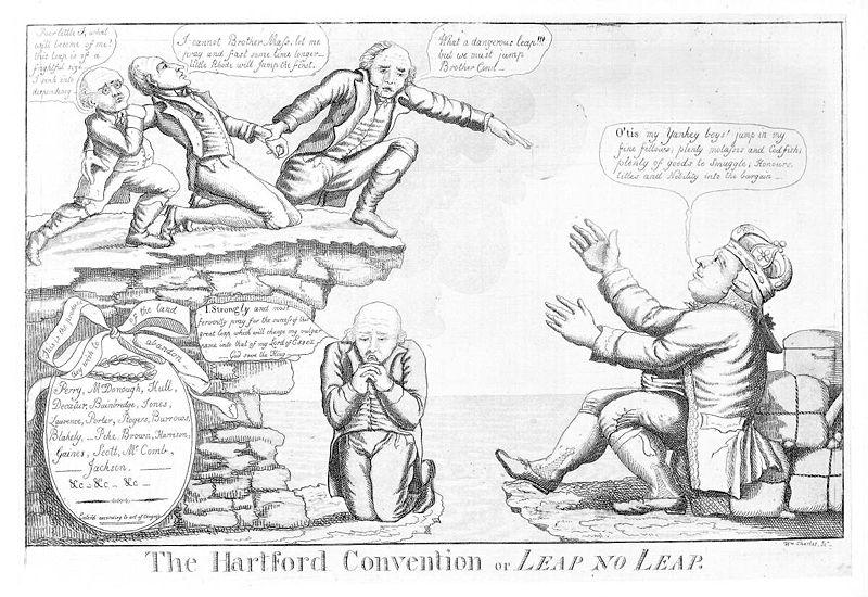 Hartford Convention I. New England states are unhappy with the War of 1812 A. The war is stopping trade & commerce B. New England states make money by trading II.