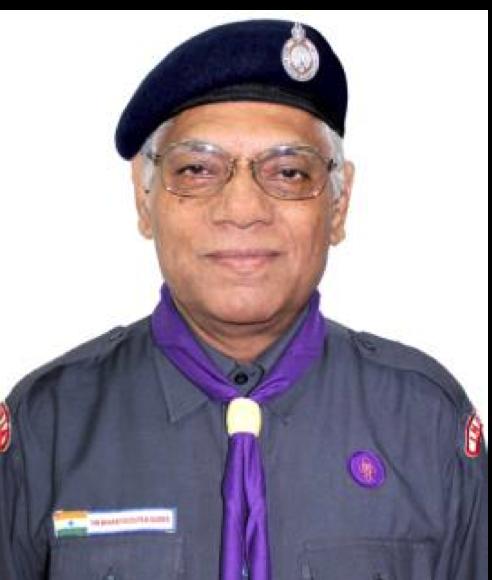 Born 1 May 1947 Married to Shobhana; 3 Children Speaks Marathi, Hindi, and English BAIDAS ISHWAR NAGARALE Bharat Scouts and Guides Chief National Commissioner Since 1971, served in various capacities