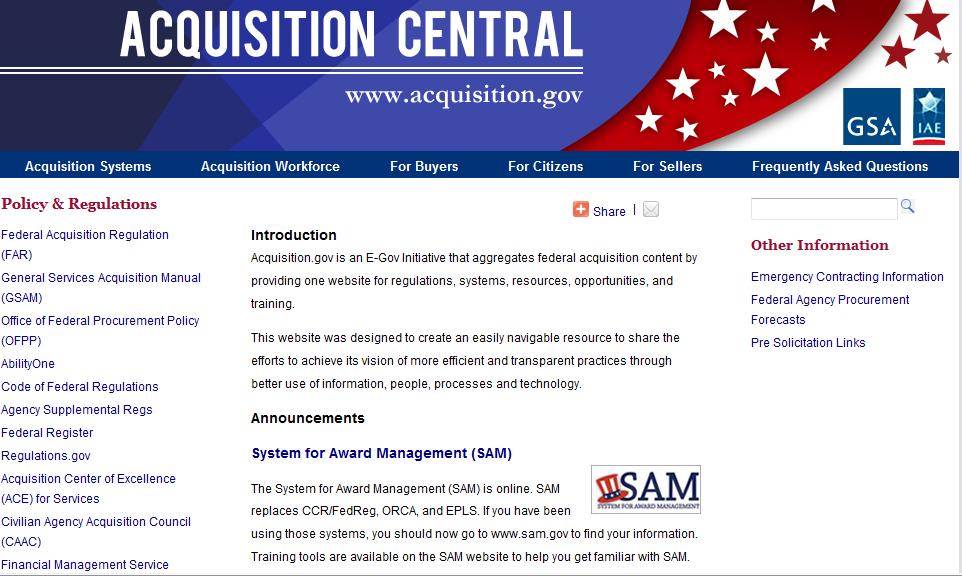 Acquisition Central www.acquisition.