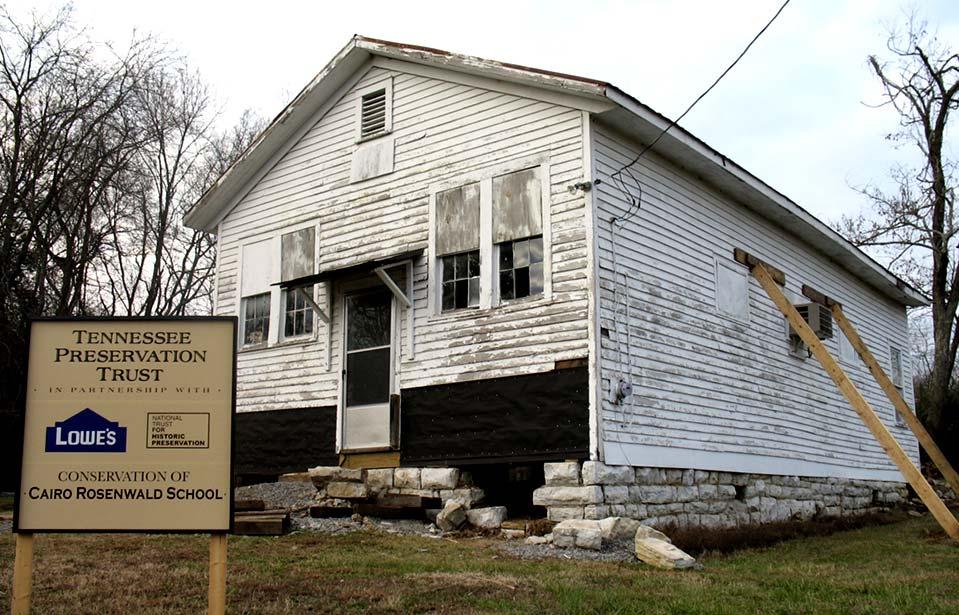Cairo Rosenwald School Restoration Completed The Center for Historic Preservation is pleased to partner with Tennessee Preservation Trust and the Cairo Rosenwald School in Gallatin, one of several