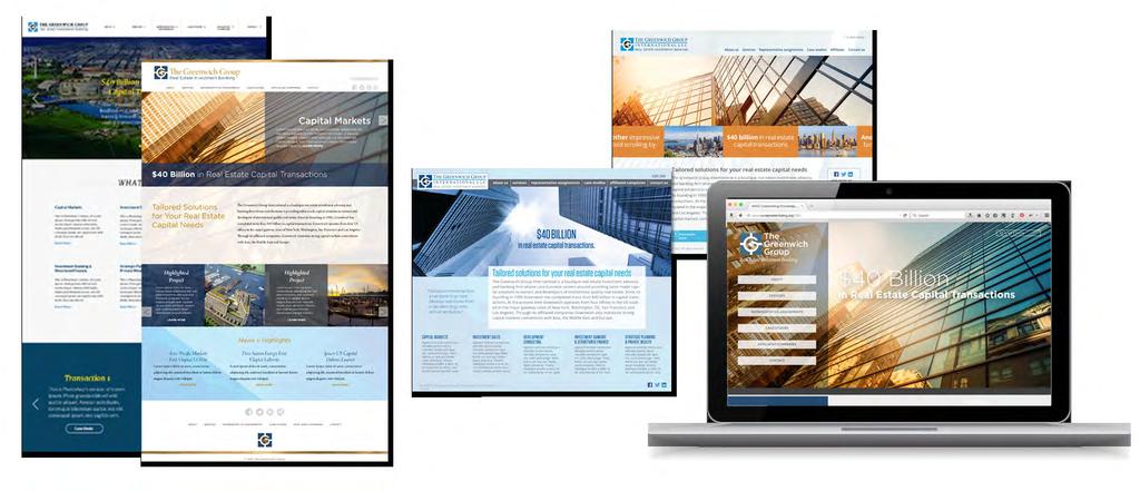Greenwich Group Company Website Design