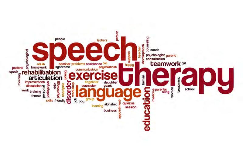 Speech-Language Pathology Services Result of an illness or injury and are directed towards specific speech/voice production.