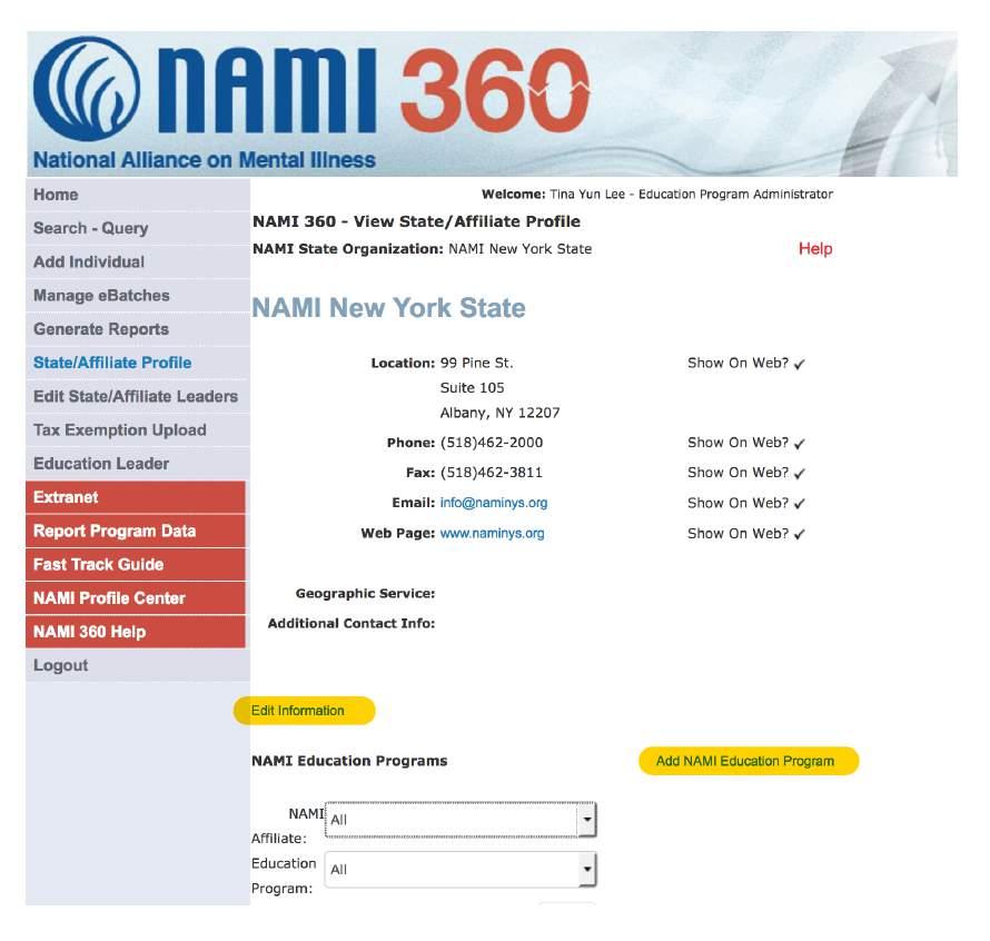 Model-A NAMI Affiliates, please post and update: Upcoming classes