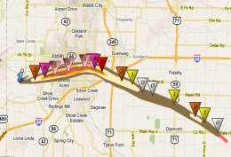 EF Number Wind Speed (mph) % US Tornadoes 0 65-85 62.2 1 86-110 26.5 2 111-135 8.0 3 136-165 2.